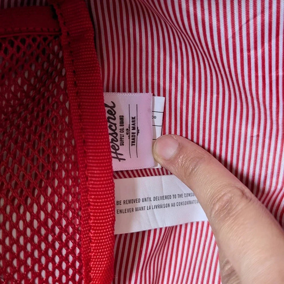 Herschel Dufflebag Navy/White - Picture 10 of 11